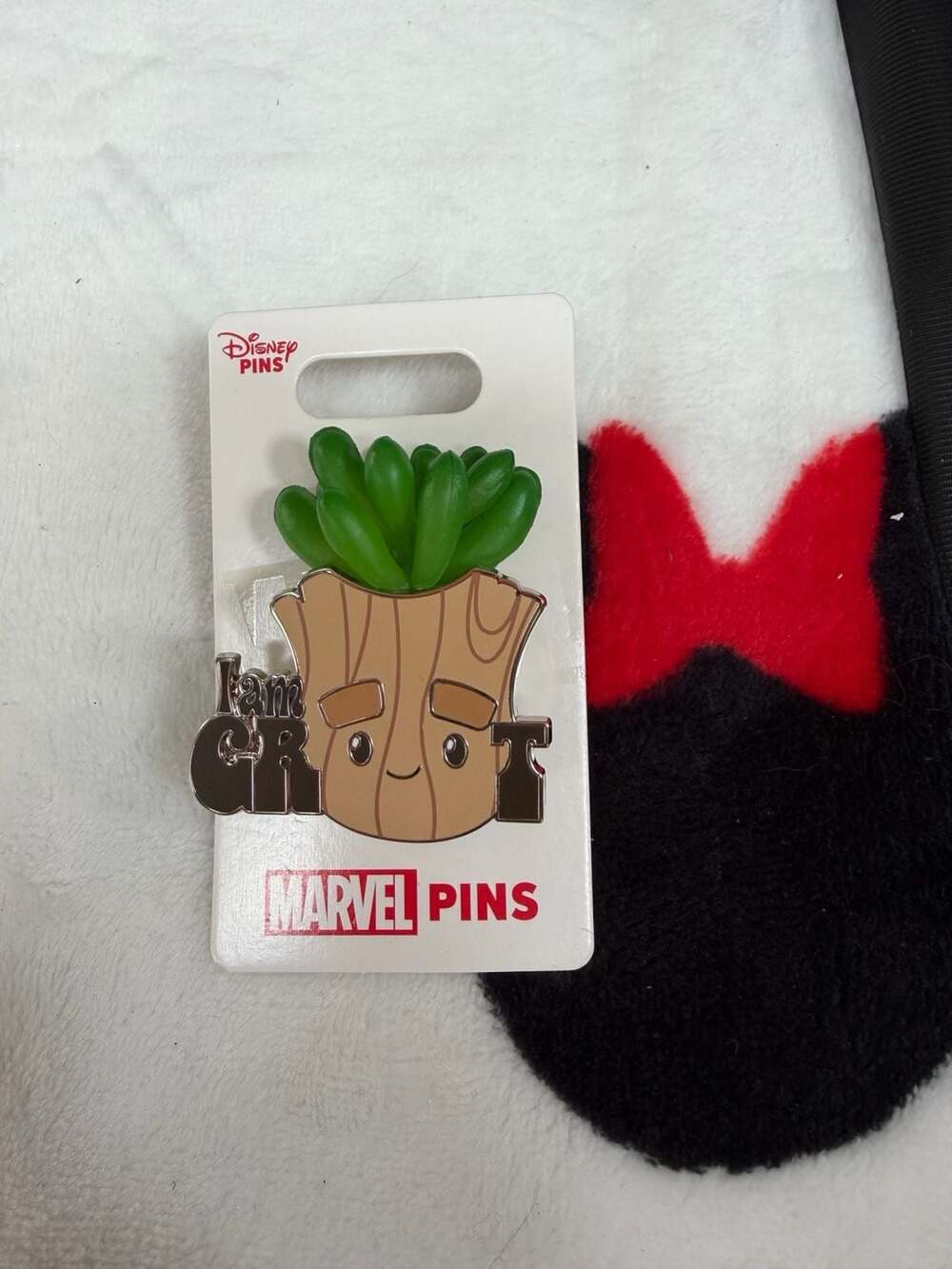 Disney Marvel I Am Groot Succulent Planter Enamel Pin